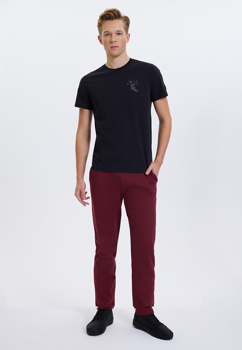 WMXMAS SANTA TEE in Black - T-Shirt - Westmark London EU(TR) Store Organik Pamuklu Sürdürülebilir Moda