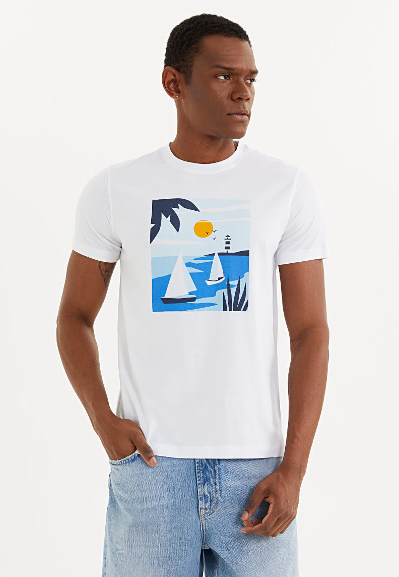 LIGHTHOUSE TEE - T-Shirt - Westmark London EU(TR) Store Organik Pamuklu Sürdürülebilir Moda