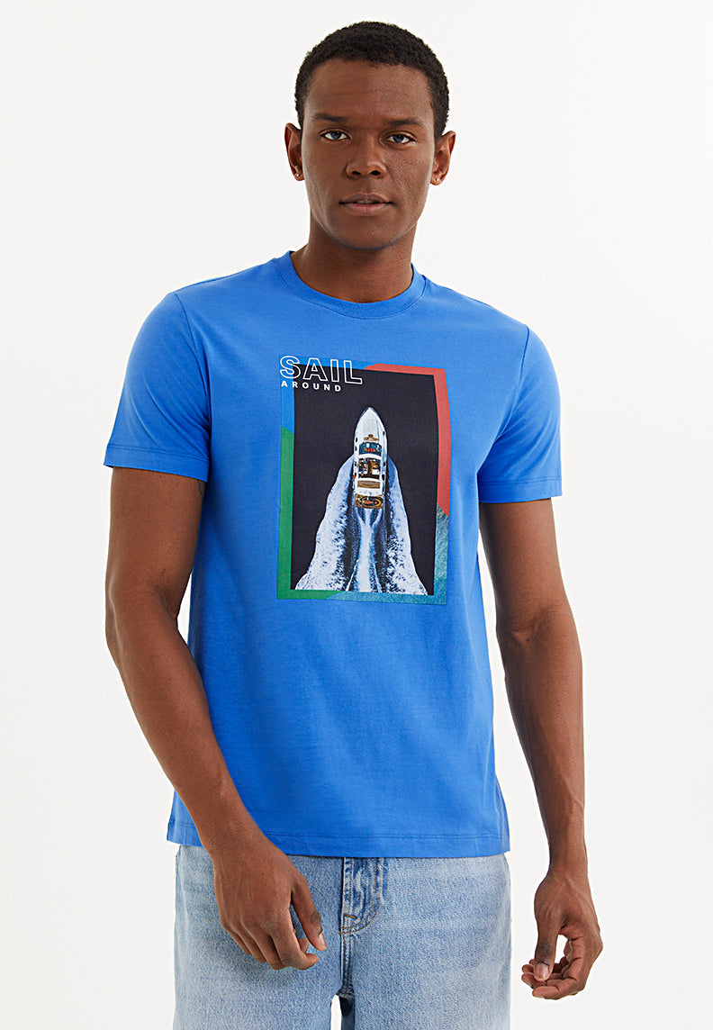 BOAT COLLAGE TEE - T-Shirt - Westmark London EU(TR) Store Organik Pamuklu Sürdürülebilir Moda
