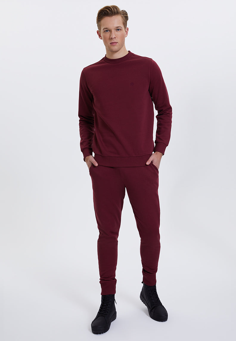 CORE O NECK SWEAT in Cabernet - Sweatshirt - Westmark London EU(TR) Store Organik Pamuklu Sürdürülebilir Moda