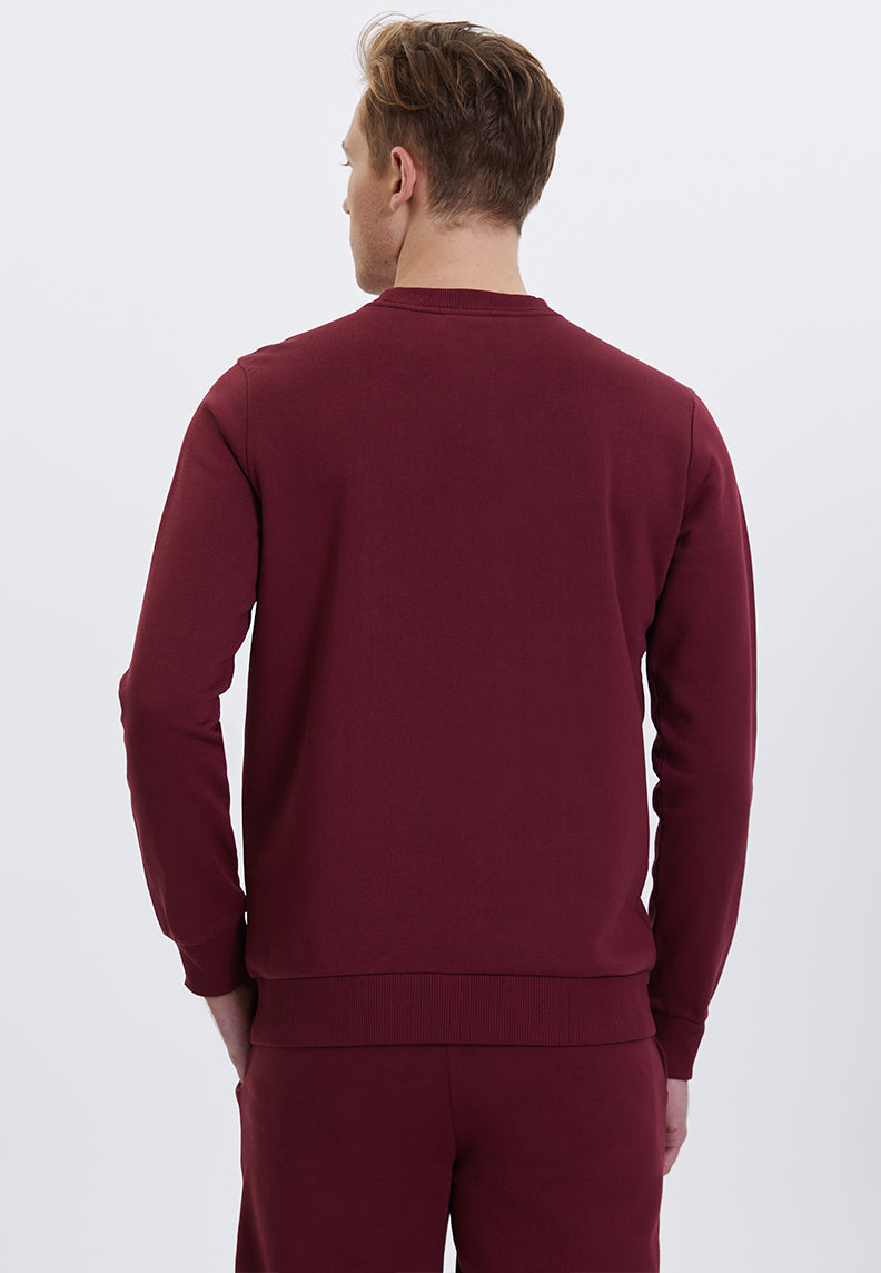 CORE O NECK SWEAT in Cabernet - Sweatshirt - Westmark London EU(TR) Store Organik Pamuklu Sürdürülebilir Moda