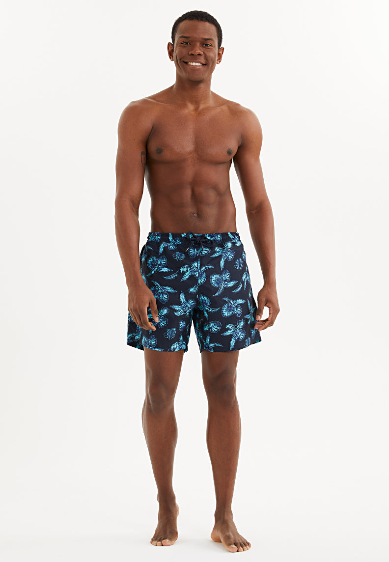 DARK LEAVES SWIM SHORTS - Swim Shorts - Westmark London EU(TR) Store Organik Pamuklu Sürdürülebilir Moda