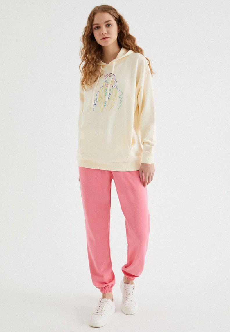COLOURFUL WOMEN HOODIE w/POCKET - Sweatshirt - Westmark London EU(TR) Store Organik Pamuklu Sürdürülebilir Moda