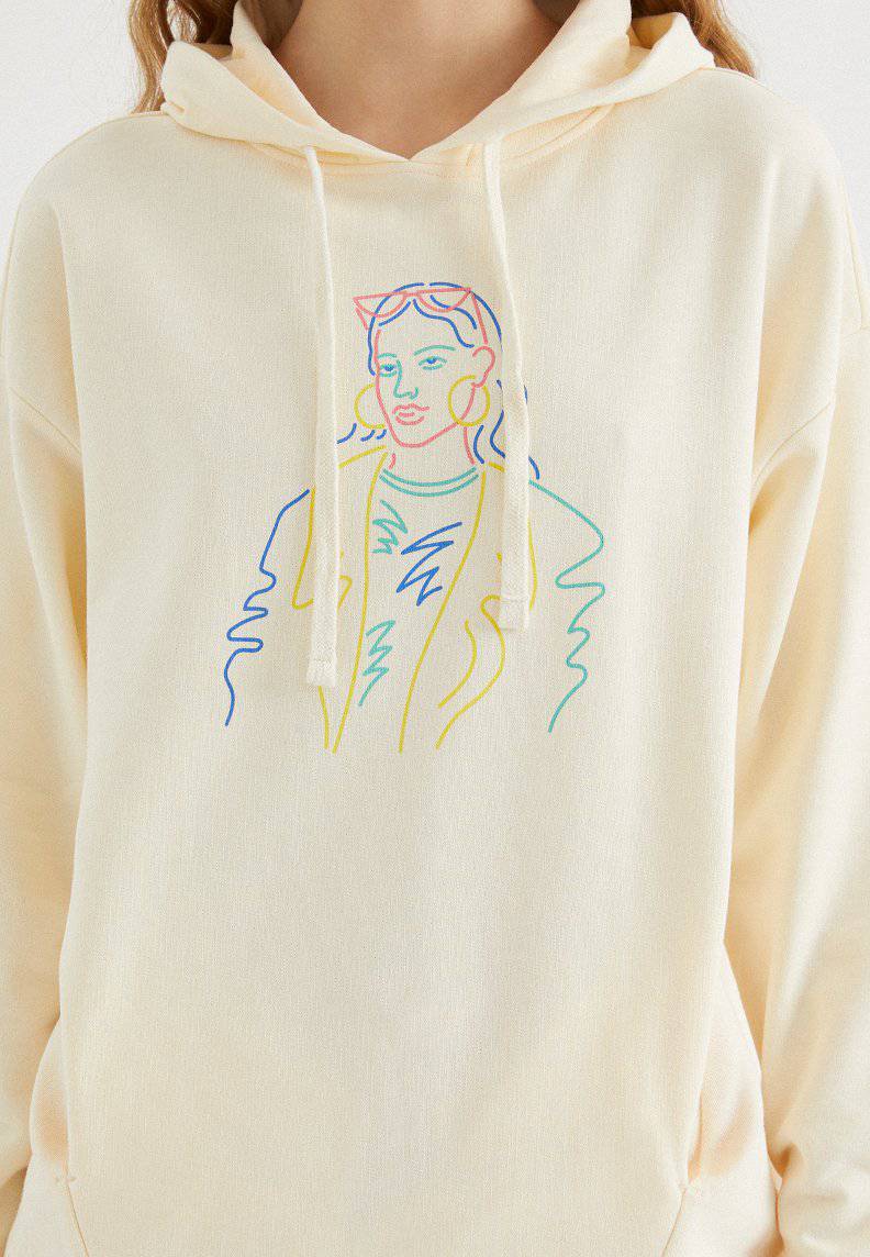 COLOURFUL WOMEN HOODIE w/POCKET - Sweatshirt - Westmark London EU(TR) Store Organik Pamuklu Sürdürülebilir Moda