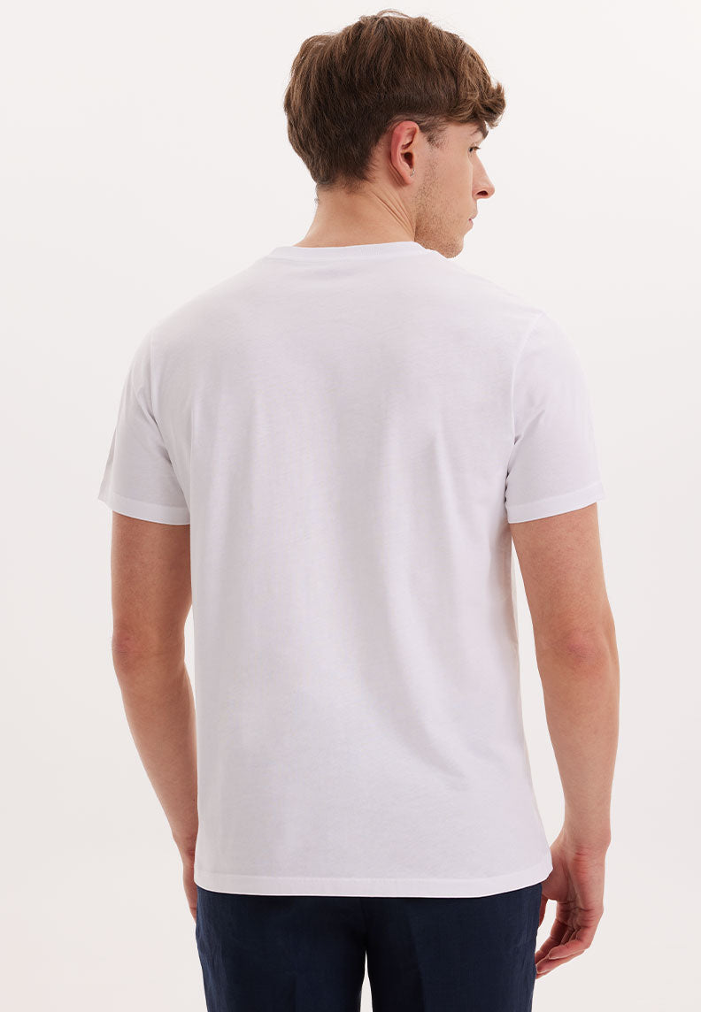 WMVIEW SUNSET TEE in White - T-Shirt - Westmark London EU(TR) Store Organik Pamuklu Sürdürülebilir Moda