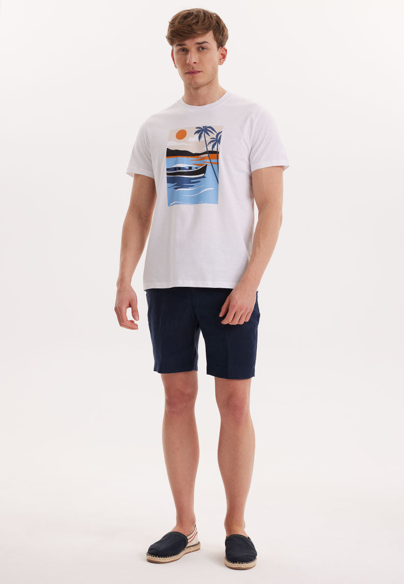 WMVIEW BOAT TEE in White - T-Shirt - Westmark London EU(TR) Store Organik Pamuklu Sürdürülebilir Moda