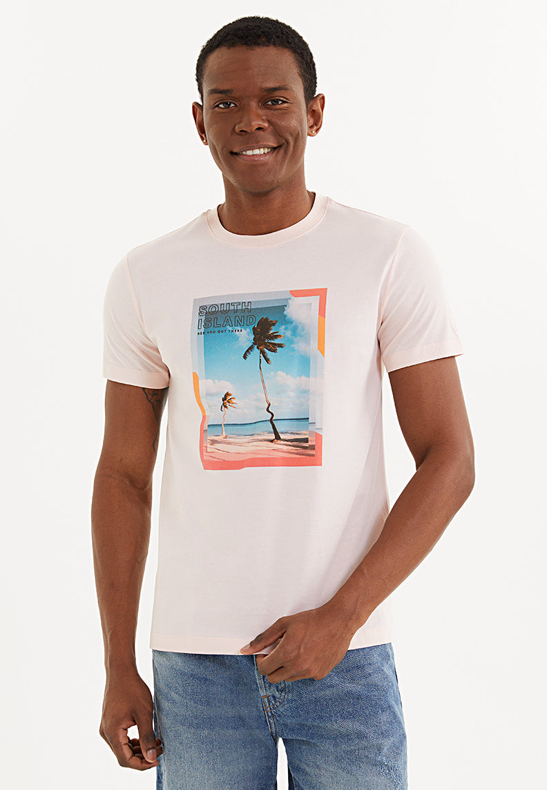 SOUTH ISLAND COLLAGE TEE in Potpourri - T-Shirt - Westmark London EU(TR) Store Organik Pamuklu Sürdürülebilir Moda