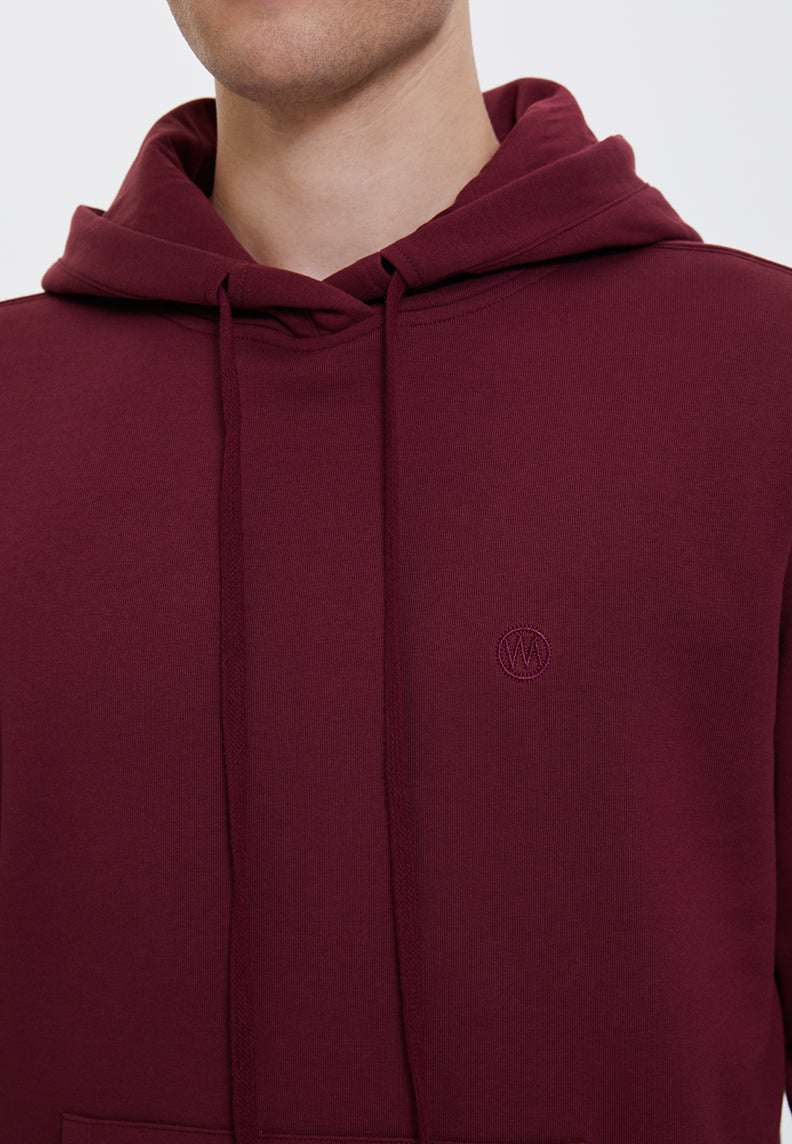 CORE HOODIE w/POCKET in Cabernet - Sweatshirt - Westmark London EU(TR) Store Organik Pamuklu Sürdürülebilir Moda