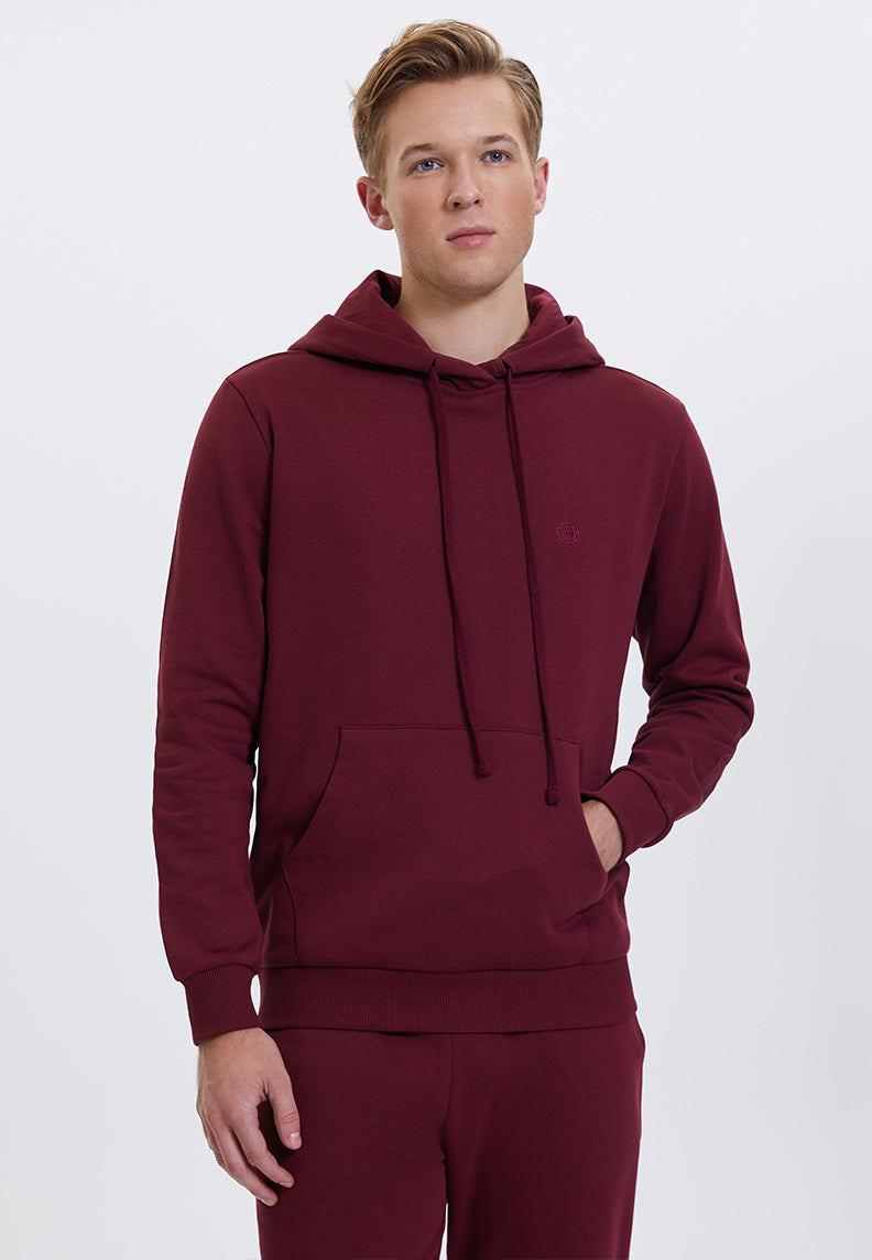 CORE HOODIE w/POCKET in Cabernet - Sweatshirt - Westmark London EU(TR) Store Organik Pamuklu Sürdürülebilir Moda