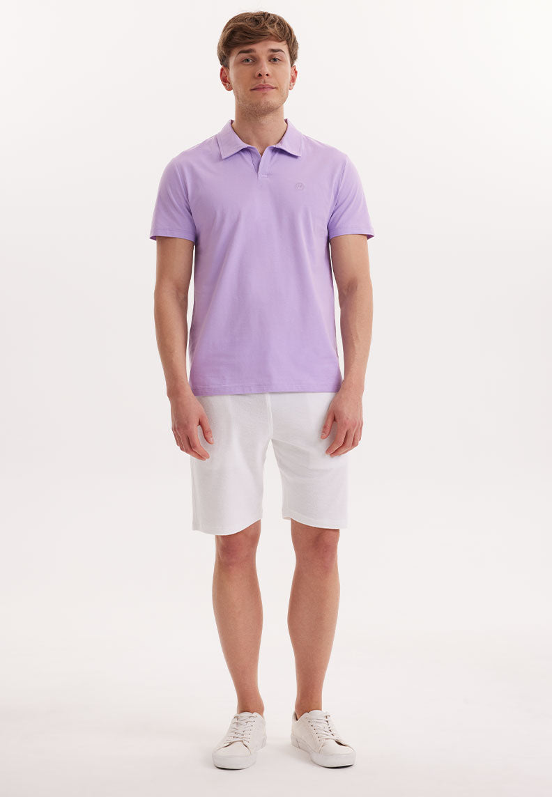 VITAL POLO TEE in Lilac Breeze - T-Shirt - Westmark London EU(TR) Store Organik Pamuklu Sürdürülebilir Moda
