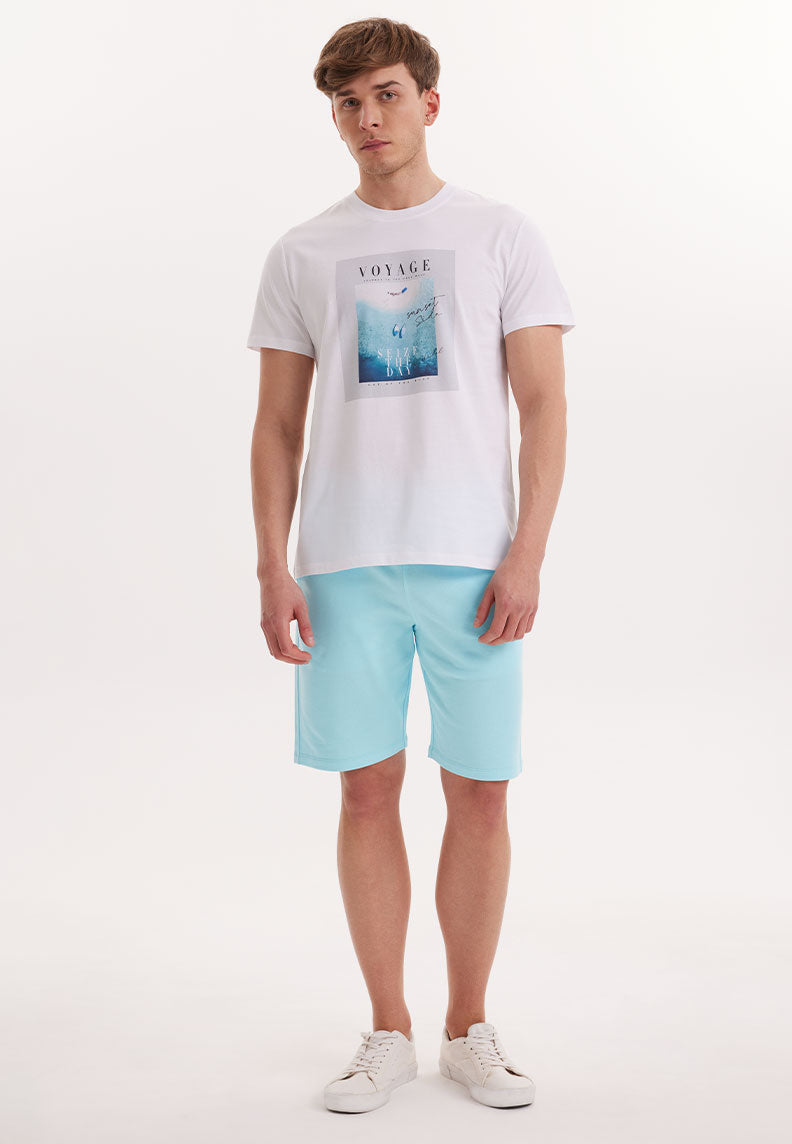 WMCOLLAGE VOYAGE TEE in White - T-Shirt - Westmark London EU(TR) Store Organik Pamuklu Sürdürülebilir Moda