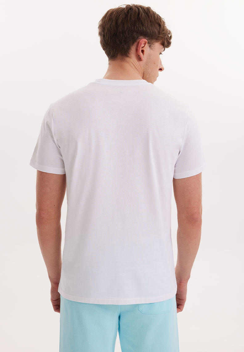 WMCOLLAGE VOYAGE TEE in White - T-Shirt - Westmark London EU(TR) Store Organik Pamuklu Sürdürülebilir Moda