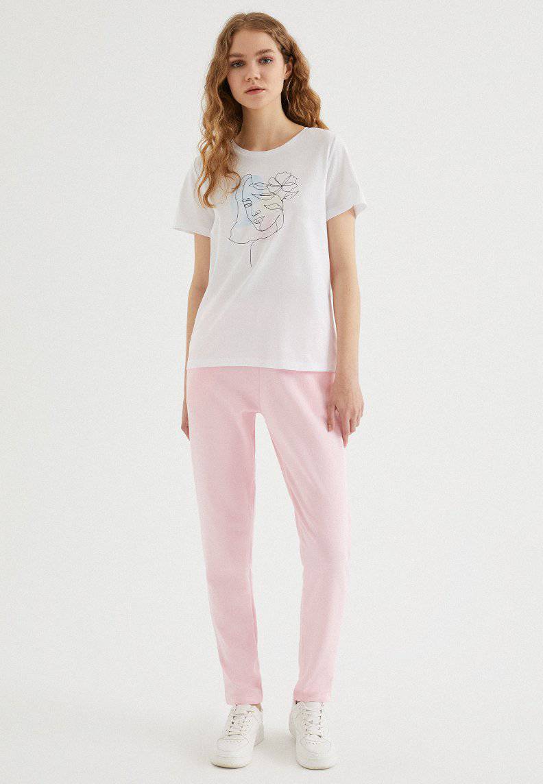 WATERCOLOUR BLOOM TEE - T-Shirt - Westmark London EU(TR) Store Organik Pamuklu Sürdürülebilir Moda