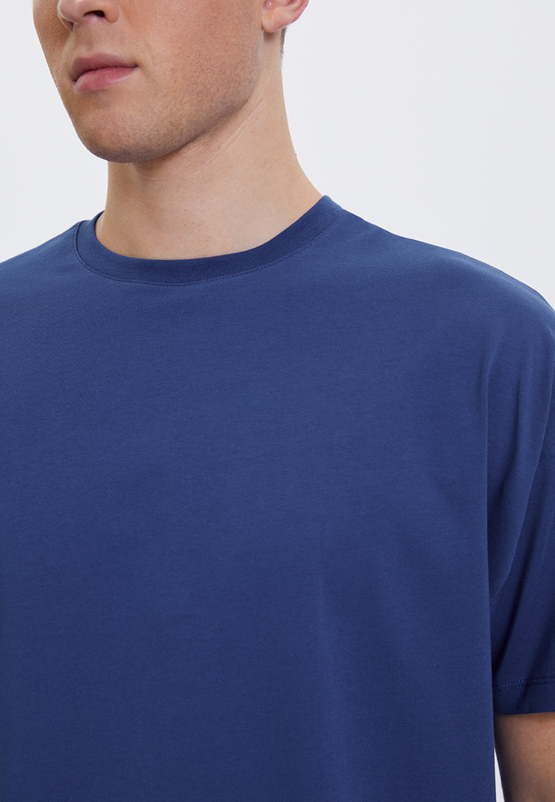 ESSENTIALS OVERSIZED TEE in Blue Quartz - T-Shirt - Westmark London EU(TR) Store Organik Pamuklu Sürdürülebilir Moda