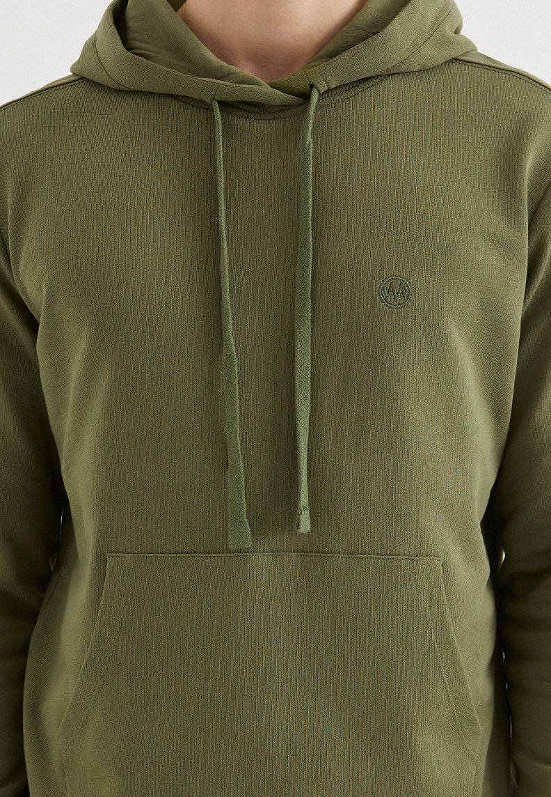 CORE HOODIE w/POCKET in Capulet Olive - Sweatshirt - Westmark London EU(TR) Store Organik Pamuklu Sürdürülebilir Moda