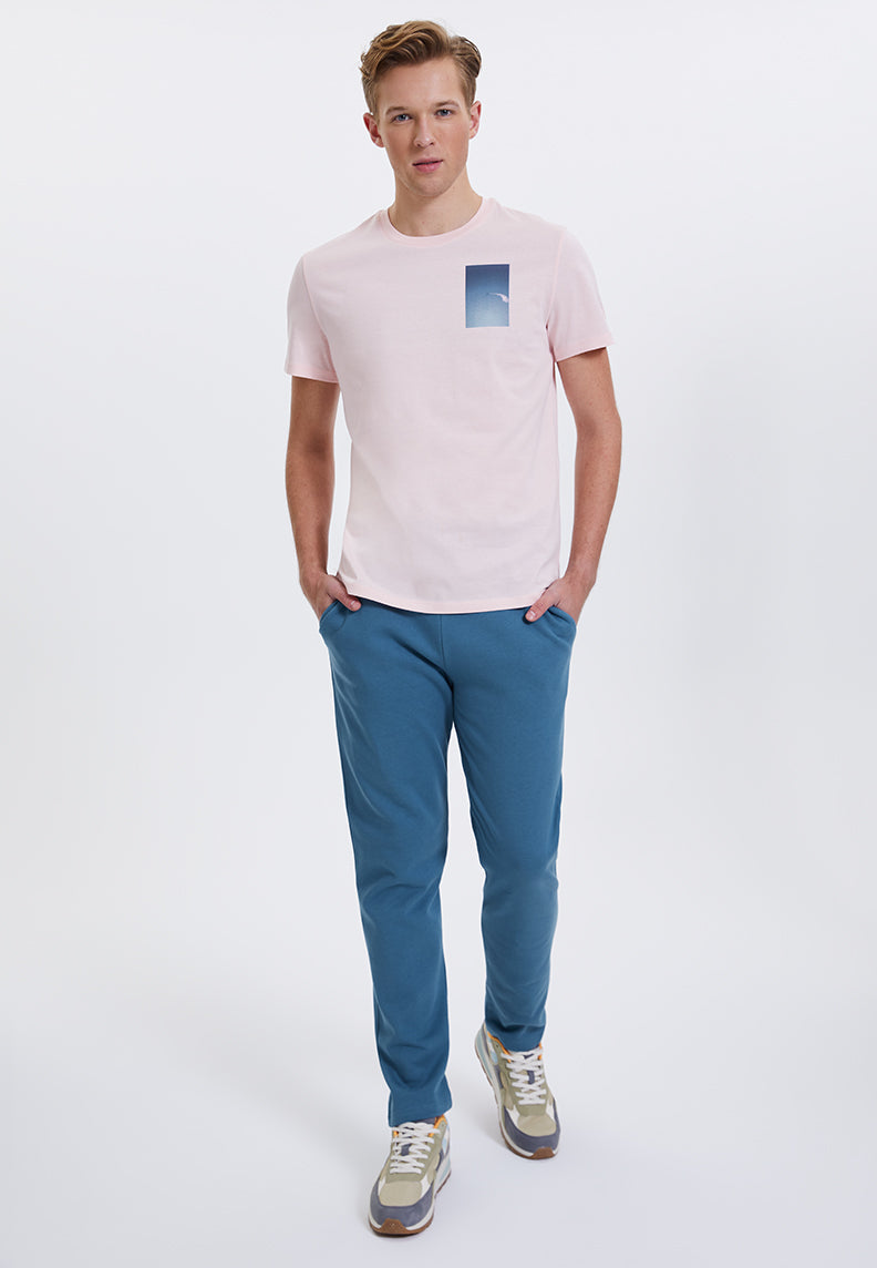 WMALONE FLY TEE in Strawberry Cream - T-Shirt - Westmark London EU(TR) Store Organik Pamuklu Sürdürülebilir Moda