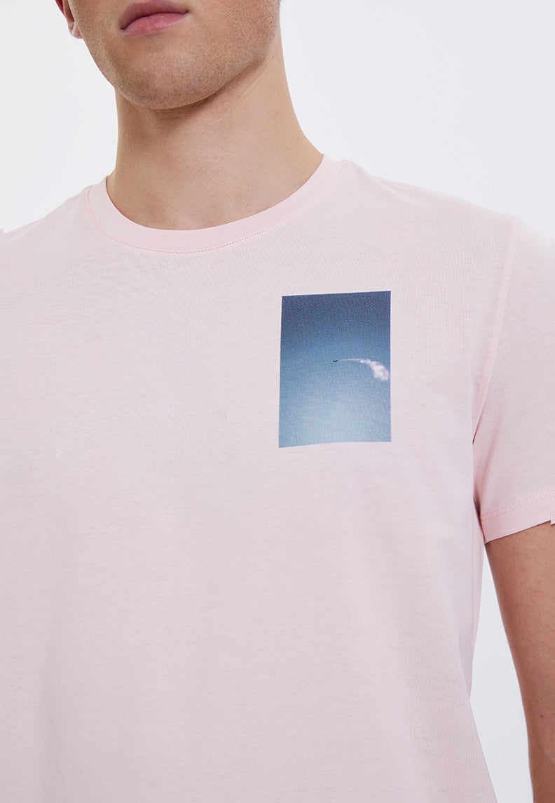 WMALONE FLY TEE in Strawberry Cream - T-Shirt - Westmark London EU(TR) Store Organik Pamuklu Sürdürülebilir Moda