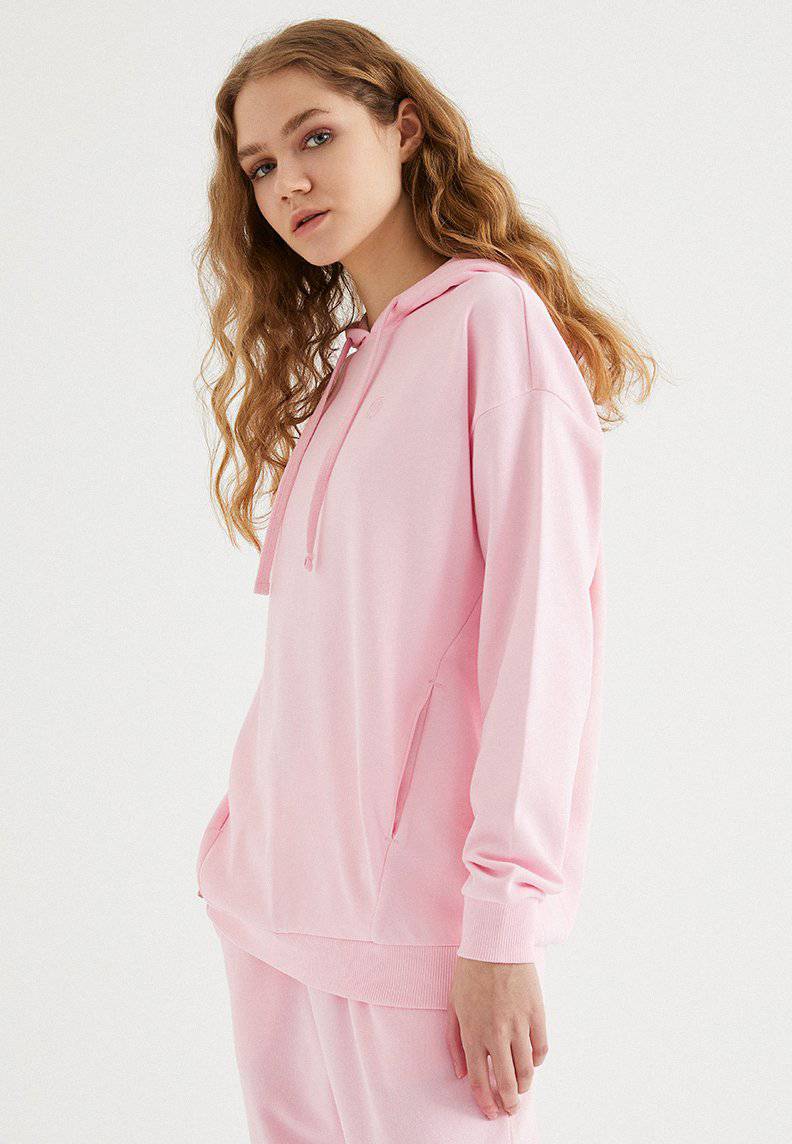 ENJOY OVERSIZE HOODIE w/POCKET in Rose Shadow - Sweatshirt - Westmark London EU(TR) Store Organik Pamuklu Sürdürülebilir Moda