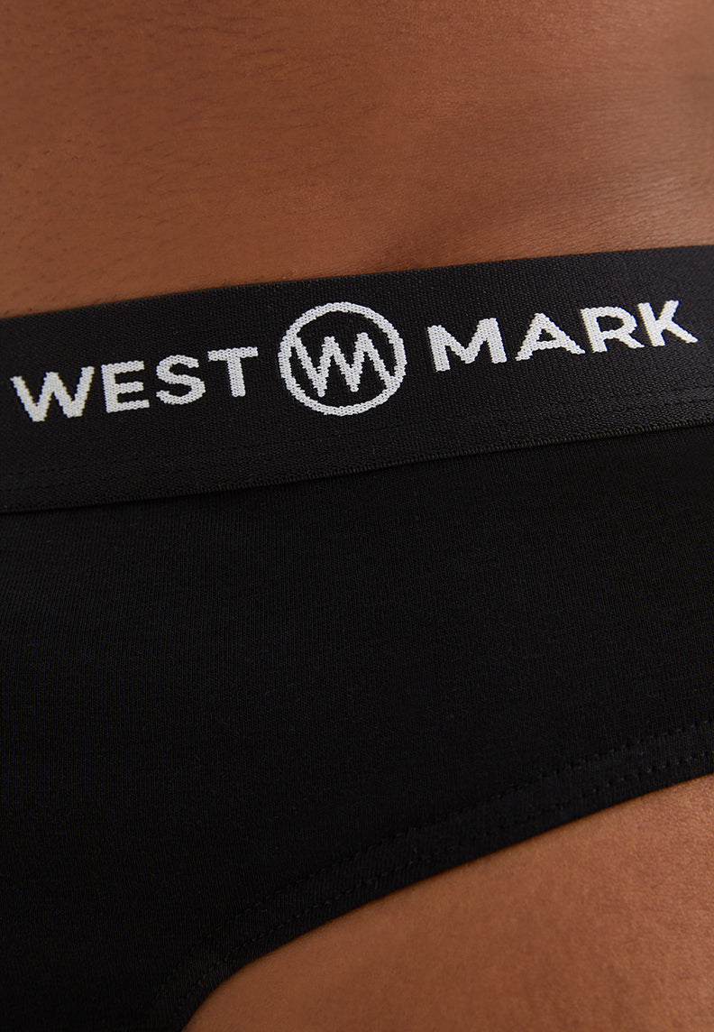 SOLID BLACK BRIEF 3-PACK - Underwear - Westmark London EU(TR) Store Organik Pamuklu Sürdürülebilir Moda