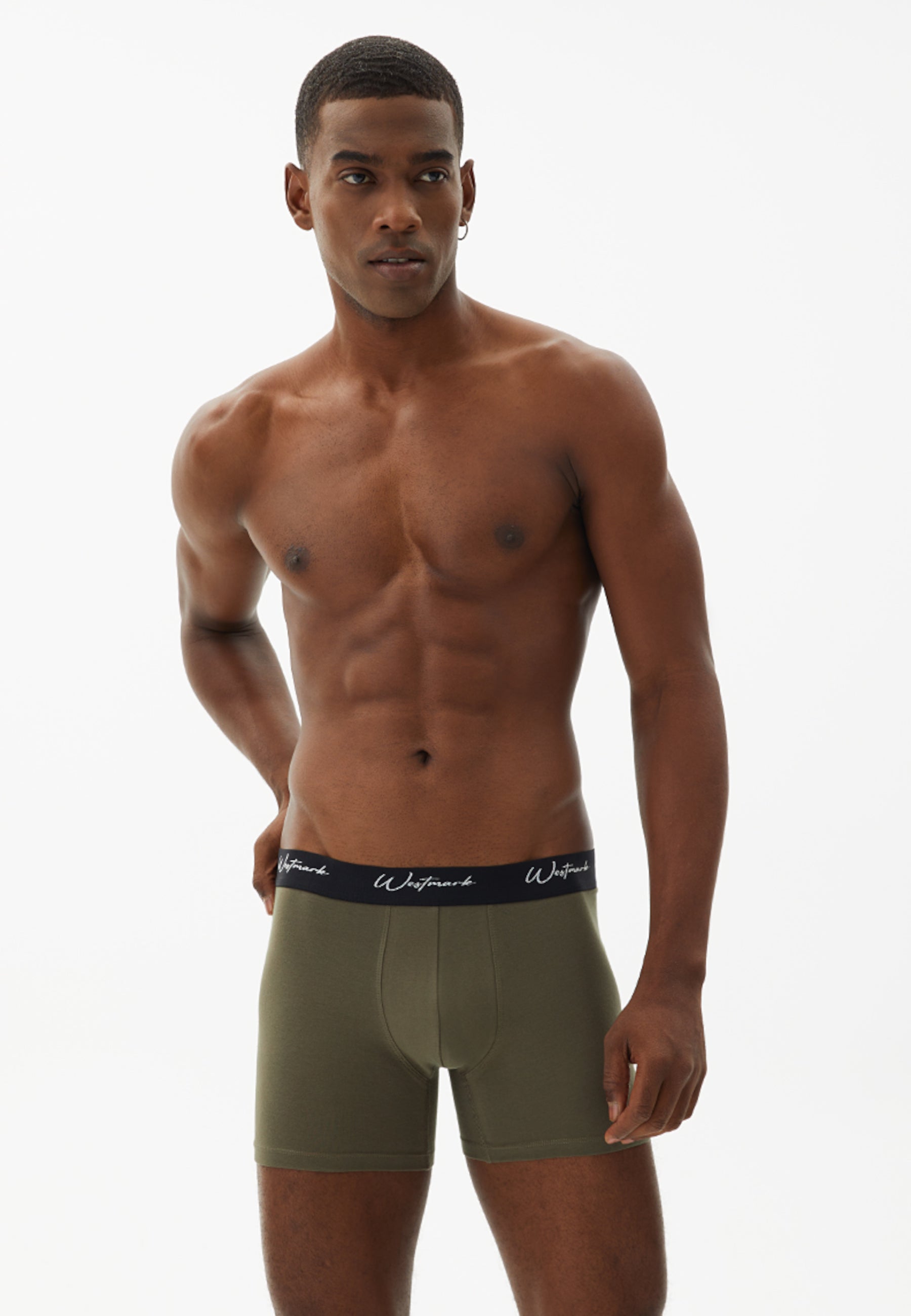 9'lu Siyah Beyaz Haki Erkek Boxer Seti LUCAS TRUNK - Underwear - Westmark London EU(TR) Store Organik Pamuklu Sürdürülebilir Moda