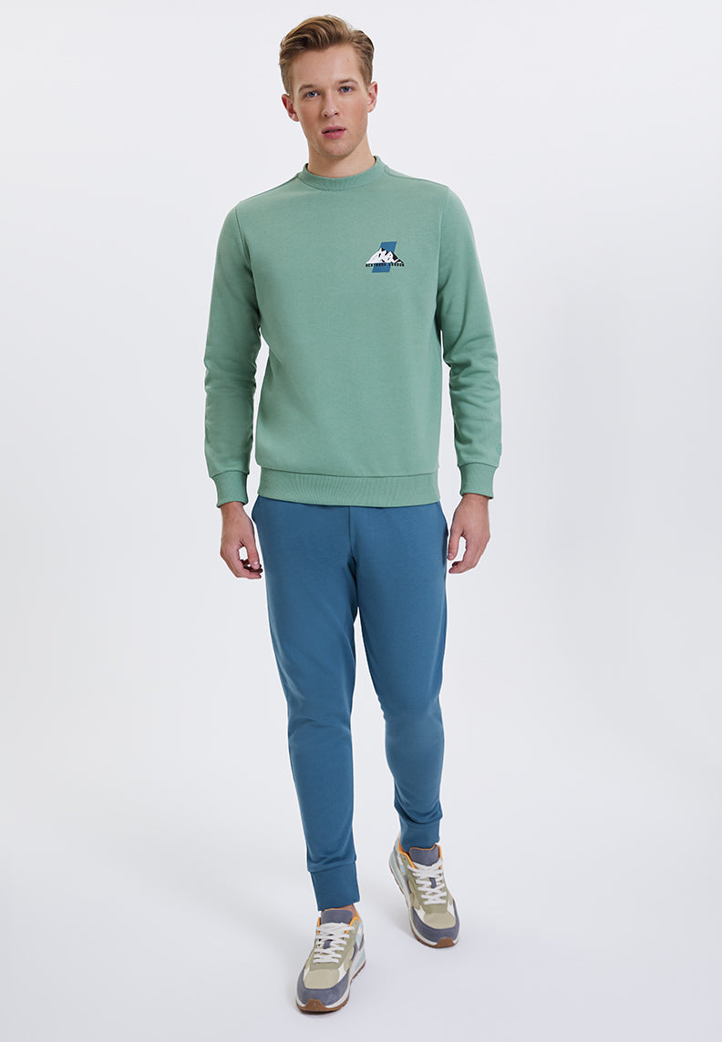 WMWINTER HILL SWEAT in Hedge Green - Sweatshirt - Westmark London EU(TR) Store Organik Pamuklu Sürdürülebilir Moda