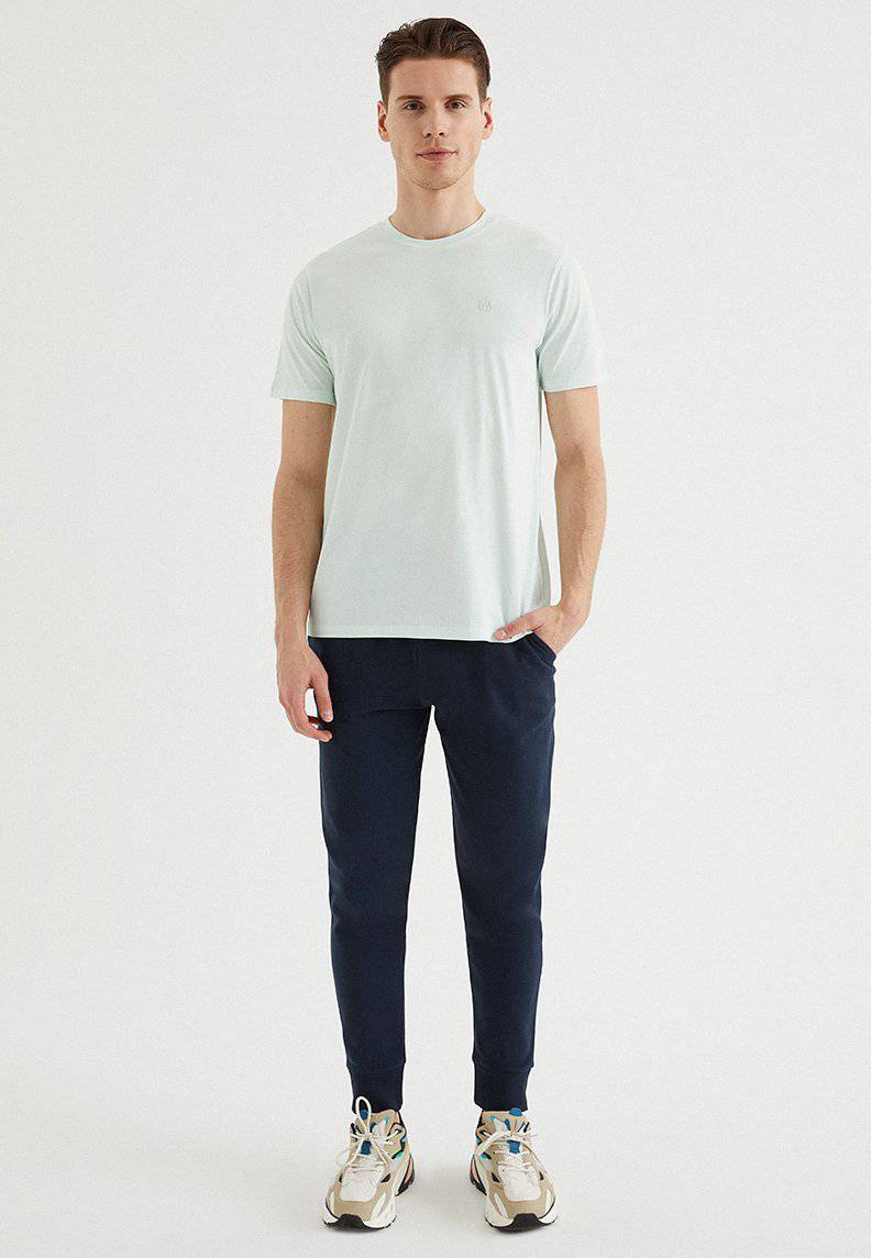 VITAL O-NECK TEE in Blue Glass - T-Shirt - Westmark London EU(TR) Store Organik Pamuklu Sürdürülebilir Moda