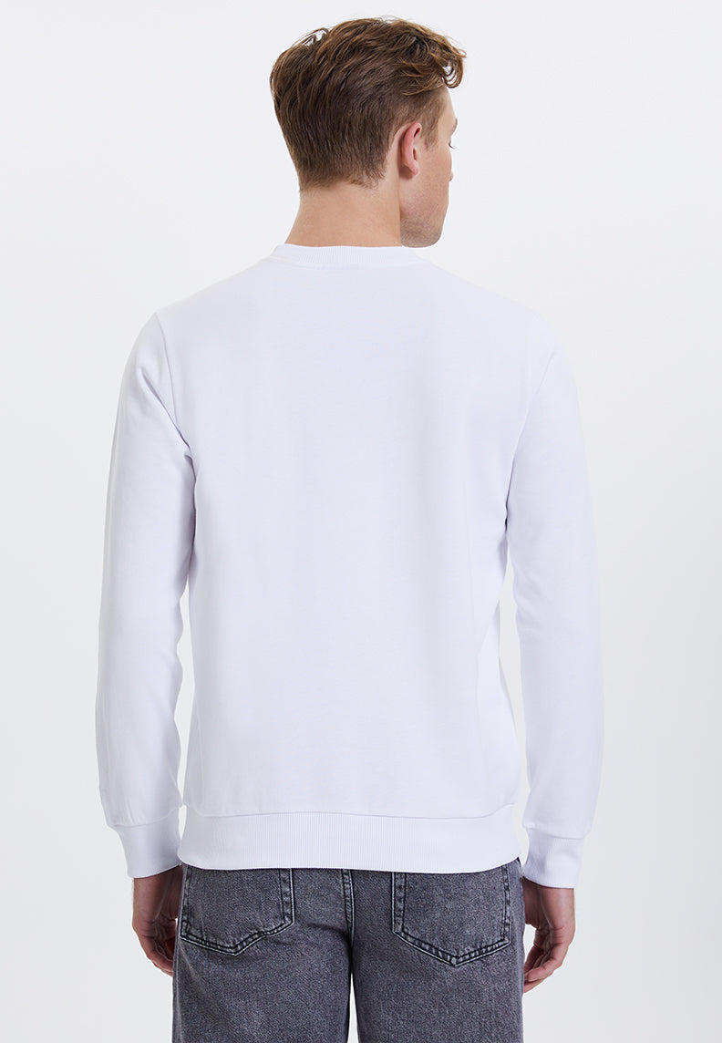 WMLINE CALL SWEAT in White - Sweatshirt - Westmark London EU(TR) Store Organik Pamuklu Sürdürülebilir Moda