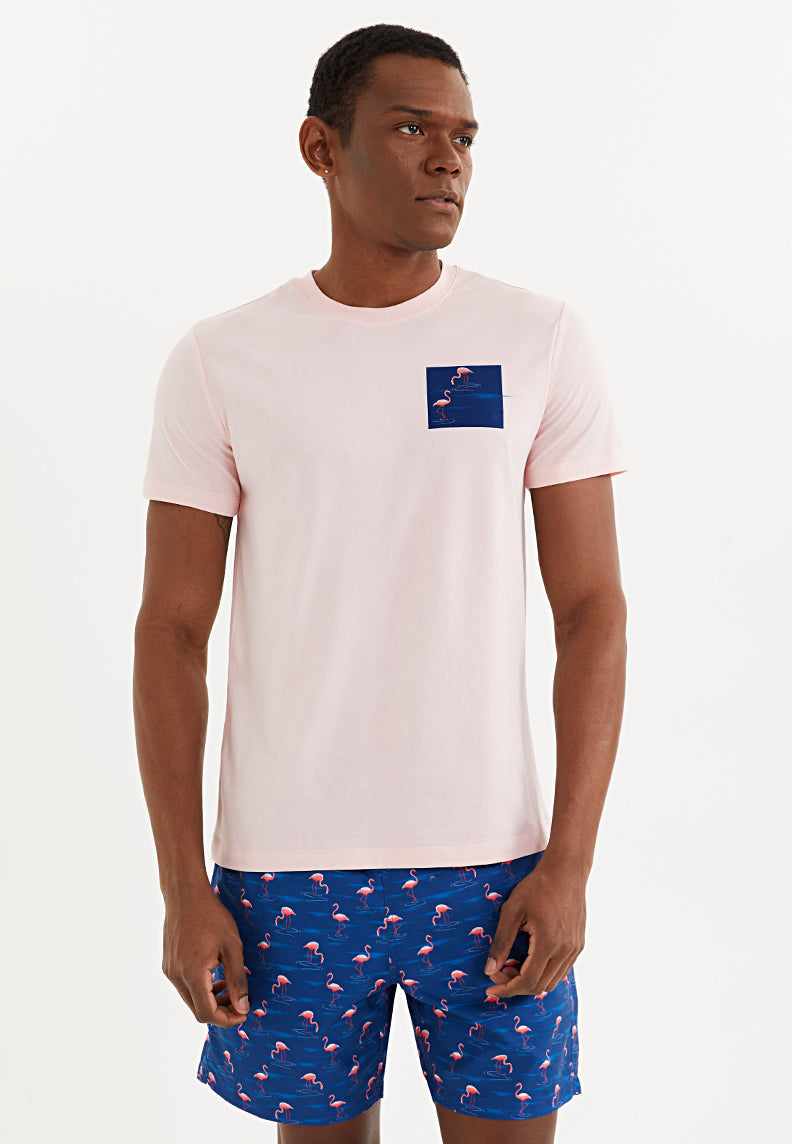 FLAMINGO TEE - T-Shirt - Westmark London EU(TR) Store Organik Pamuklu Sürdürülebilir Moda