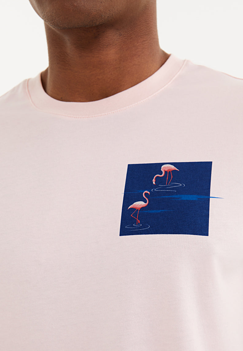 FLAMINGO TEE - T-Shirt - Westmark London EU(TR) Store Organik Pamuklu Sürdürülebilir Moda