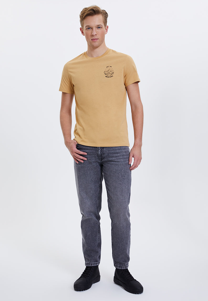 WMLINE MEET TEE in Iced Coffee - T-Shirt - Westmark London EU(TR) Store Organik Pamuklu Sürdürülebilir Moda