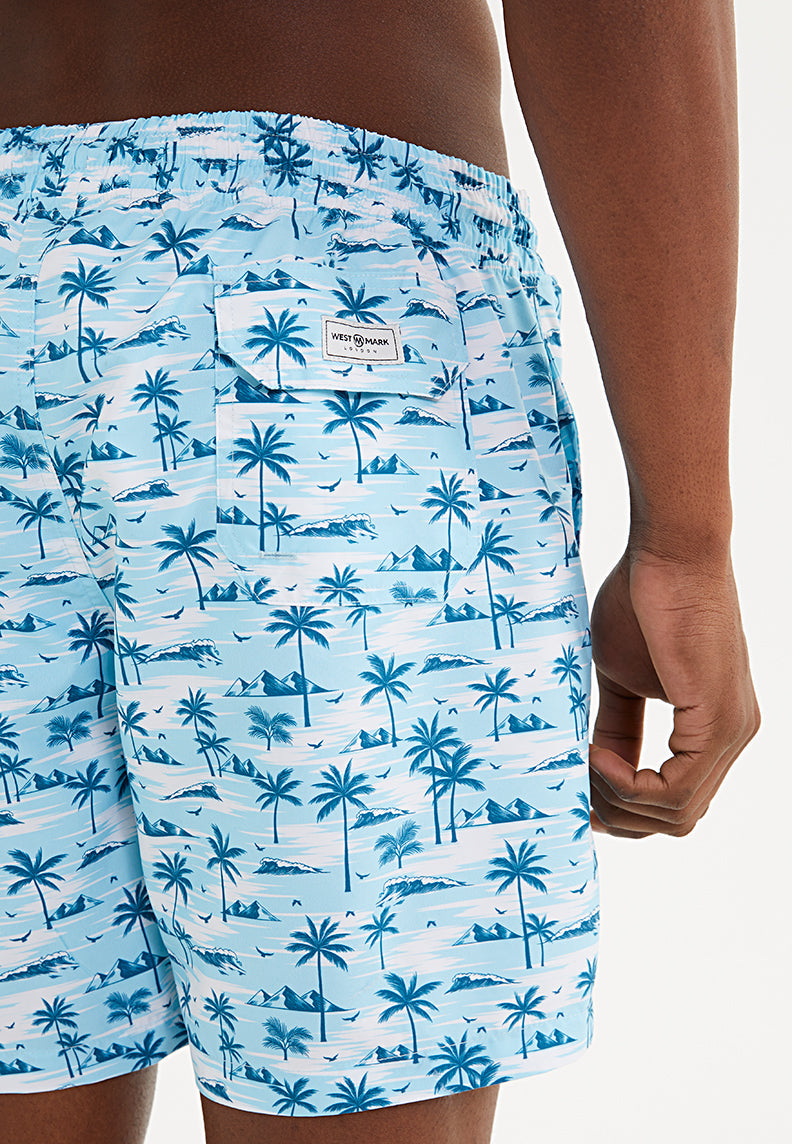 KIDS TROPICAL ISLAND SWIM SHORTS - Swim Shorts - Westmark London EU(TR) Store Organik Pamuklu Sürdürülebilir Moda