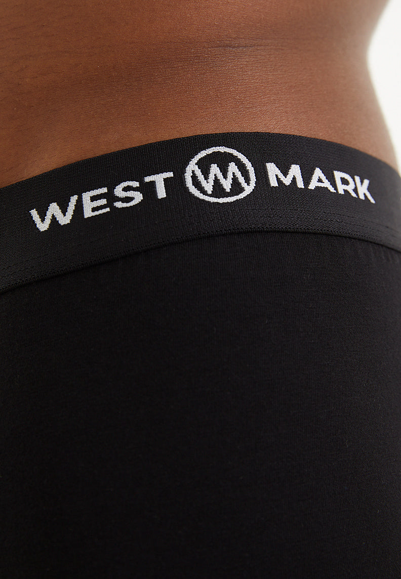 SOLID BLACK WHITE TRUNK 3-PACK - Underwear - Westmark London EU(TR) Store Organik Pamuklu Sürdürülebilir Moda