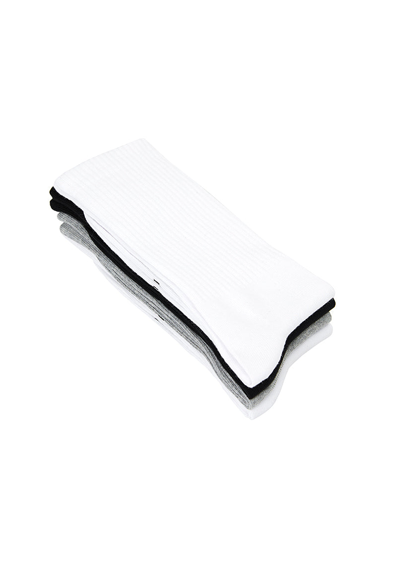 TENNIS SOCKS 4-PACK in Black, White, Grey - Socks - Westmark London EU(TR) Store Organik Pamuklu Sürdürülebilir Moda