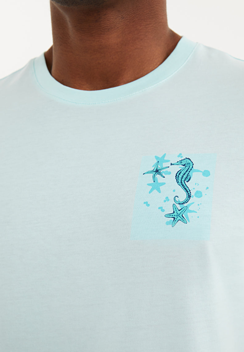 SEAHORSE ICON TEE - T-Shirt - Westmark London EU(TR) Store Organik Pamuklu Sürdürülebilir Moda