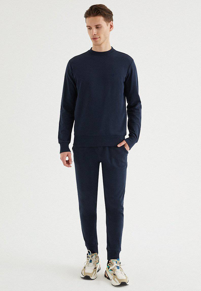 CORE O-NECK SWEAT in Total Eclipse - Sweatshirt - Westmark London EU(TR) Store Organik Pamuklu Sürdürülebilir Moda