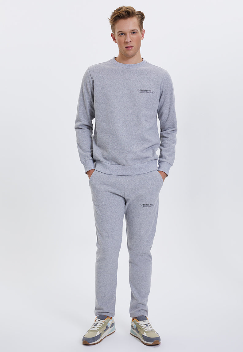 WMRECYCLED SWEAT in Grey Melange - Sweatshirt - Westmark London EU(TR) Store Organik Pamuklu Sürdürülebilir Moda