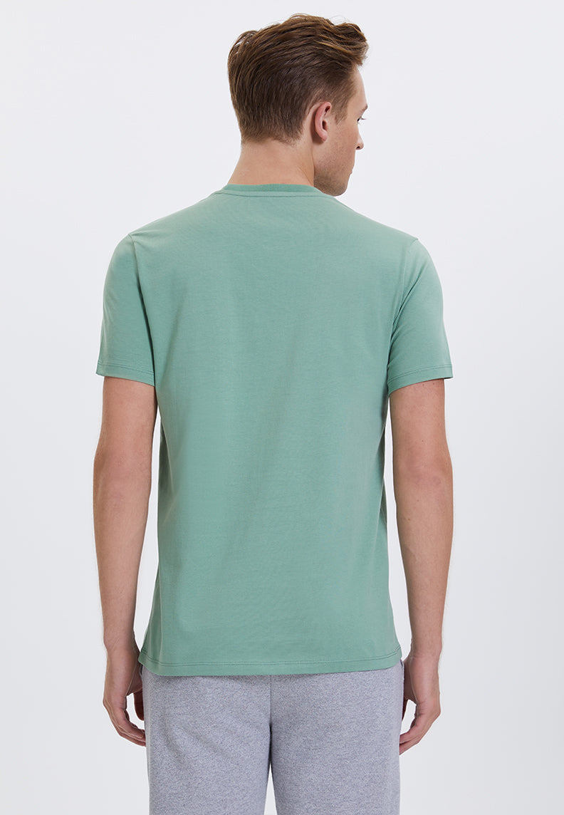 VITAL O NECK TEE in Hedge Green - T-Shirt - Westmark London EU(TR) Store Organik Pamuklu Sürdürülebilir Moda