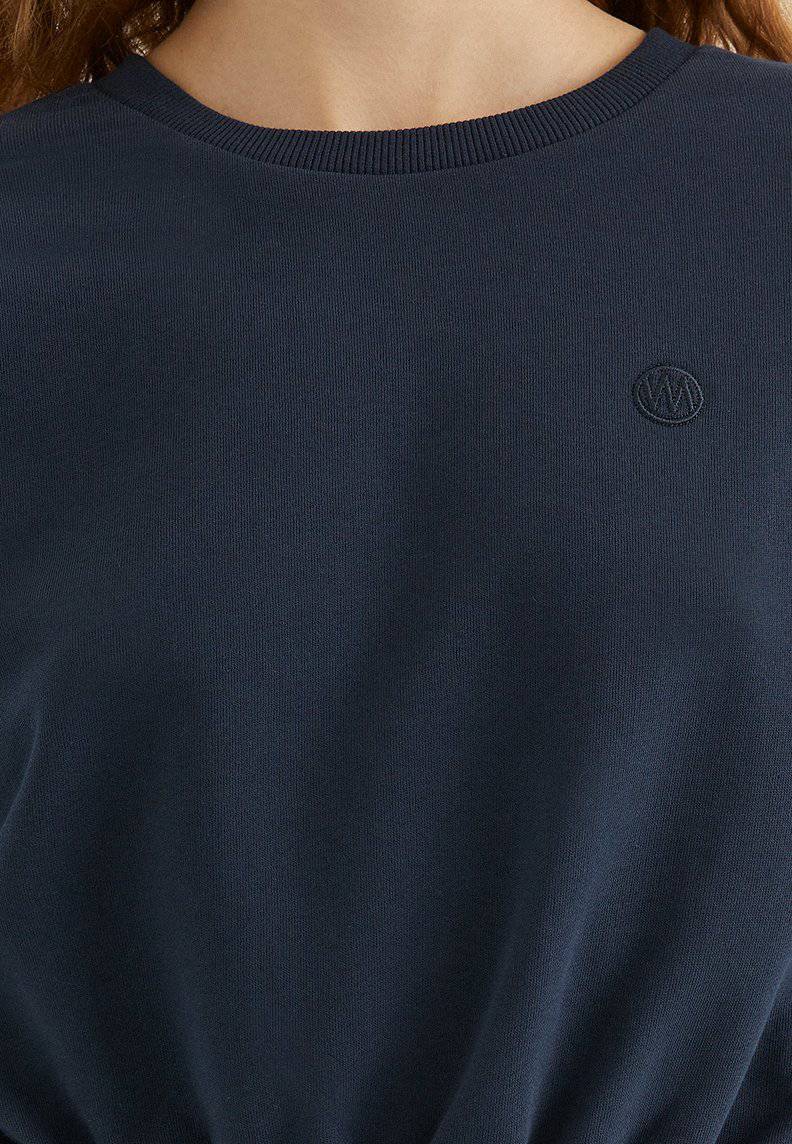 ENJOY ELASTICATED HEM SWEAT in Blue Nights - Sweatshirt - Westmark London EU(TR) Store Organik Pamuklu Sürdürülebilir Moda