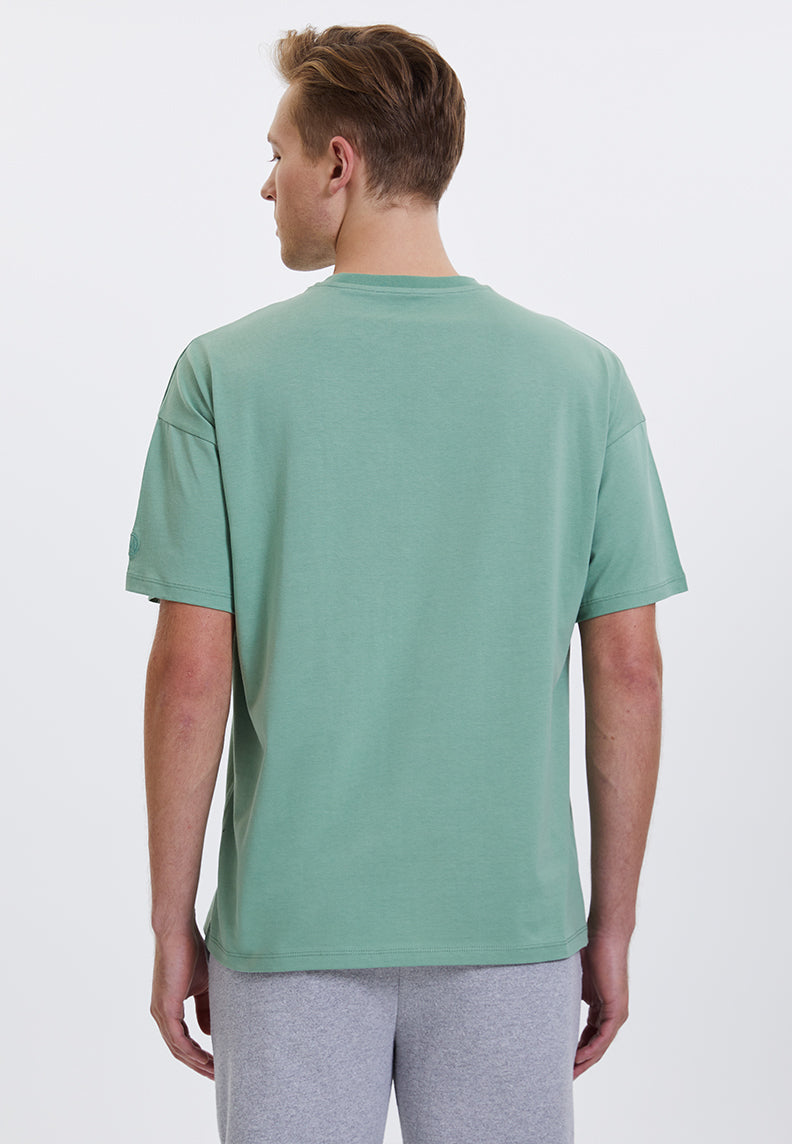 ESSENTIALS OVERSIZED TEE in Hedge Green - T-Shirt - Westmark London EU(TR) Store Organik Pamuklu Sürdürülebilir Moda