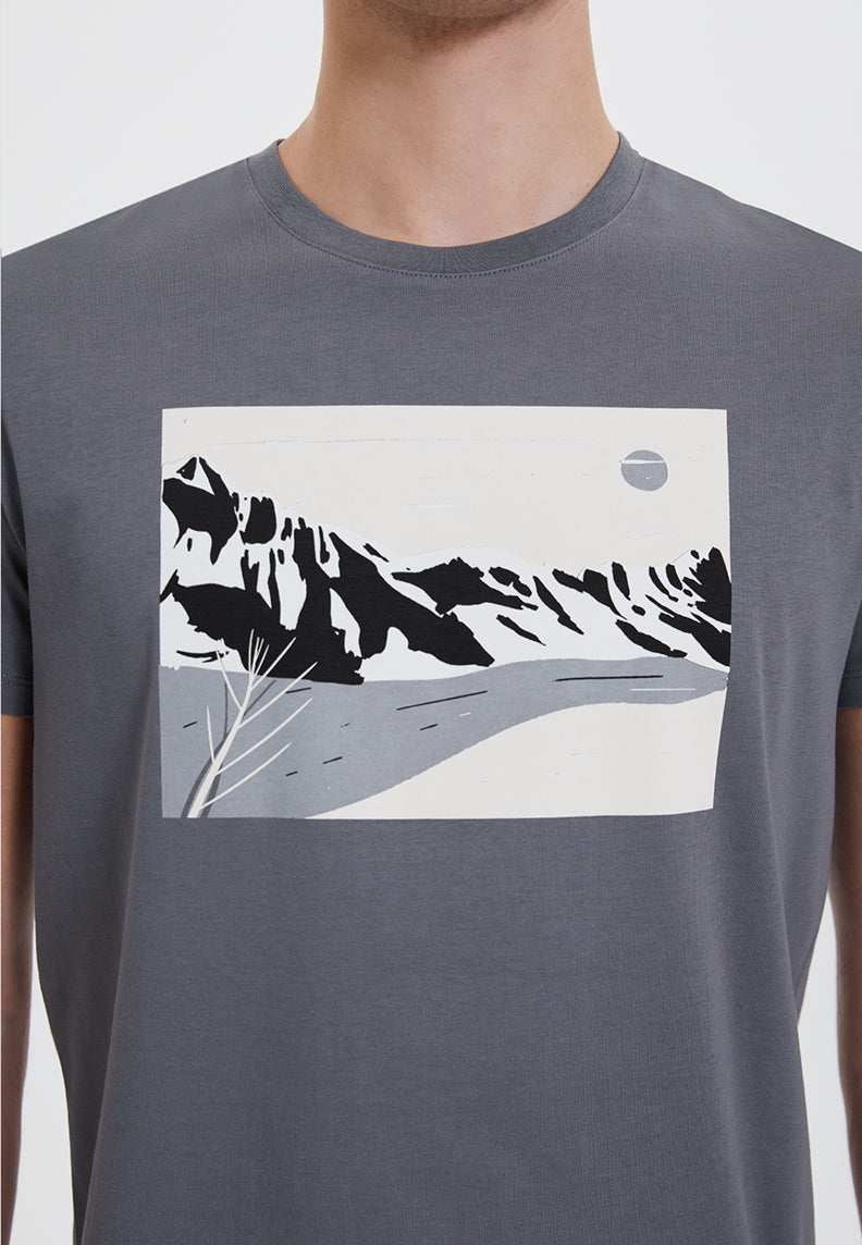 WMWINTER RIVER TEE in Quiet Shade - T-Shirt - Westmark London EU(TR) Store Organik Pamuklu Sürdürülebilir Moda