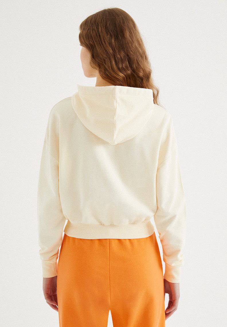 ABSTRACT PORTRAIT HOODIE - Sweatshirt - Westmark London EU(TR) Store Organik Pamuklu Sürdürülebilir Moda