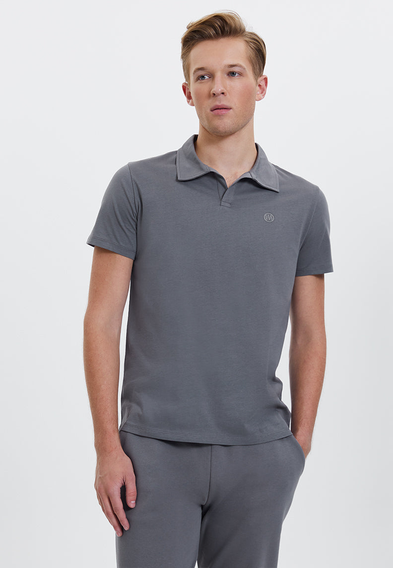 VITAL POLO in Quiet Shade - T-Shirt - Westmark London EU(TR) Store Organik Pamuklu Sürdürülebilir Moda