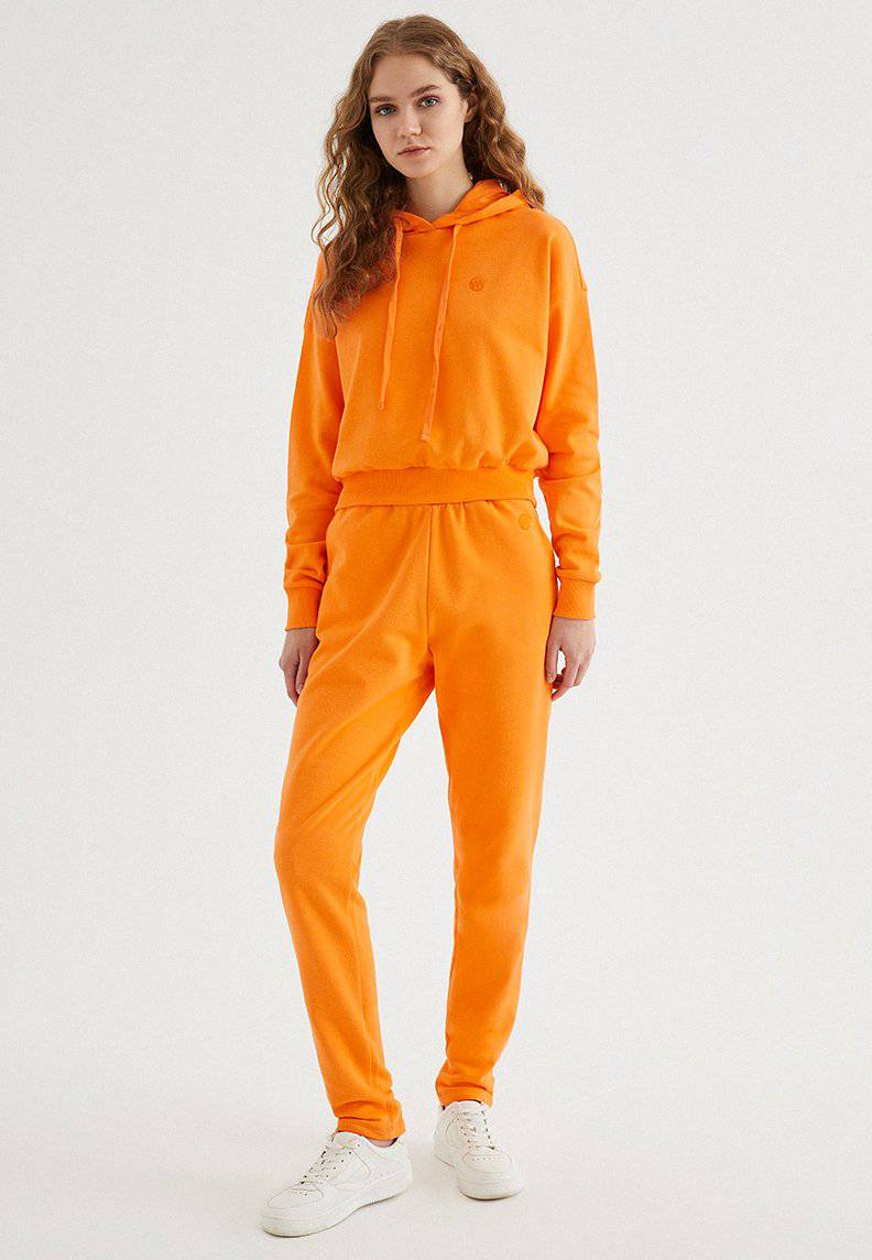 ENJOY CROPPED HOODIE in Bird of Paradise - Sweatshirt - Westmark London EU(TR) Store Organik Pamuklu Sürdürülebilir Moda