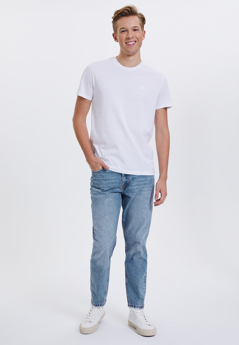 VITAL O NECK TEE in White - T-Shirt - Westmark London EU(TR) Store Organik Pamuklu Sürdürülebilir Moda