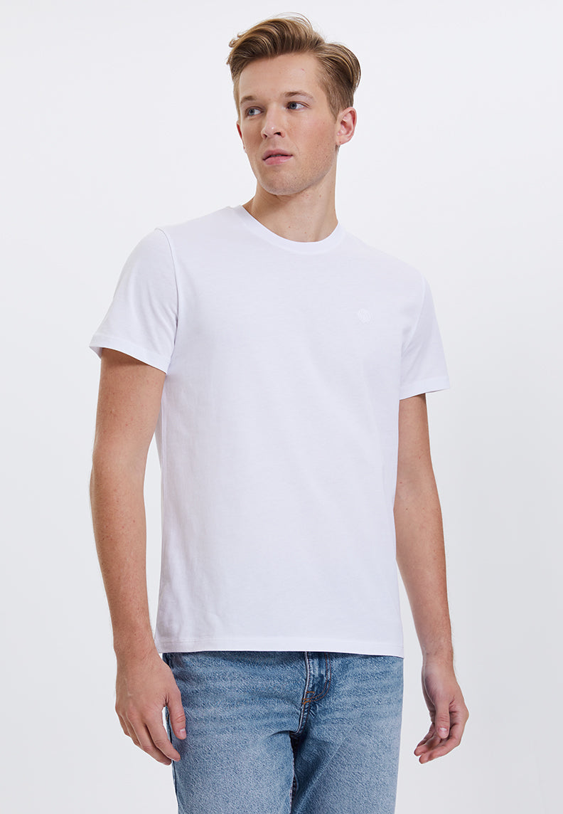 VITAL O-NECK TEE in White- T-Shirt – Westmark London EU(TR) Store Organik Pamuklu Sürdürülebilir Moda