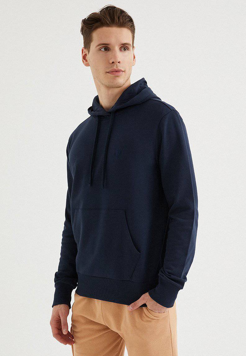 CORE HOODIE w/POCKET in Total Eclipse - Sweatshirt - Westmark London EU(TR) Store Organik Pamuklu Sürdürülebilir Moda