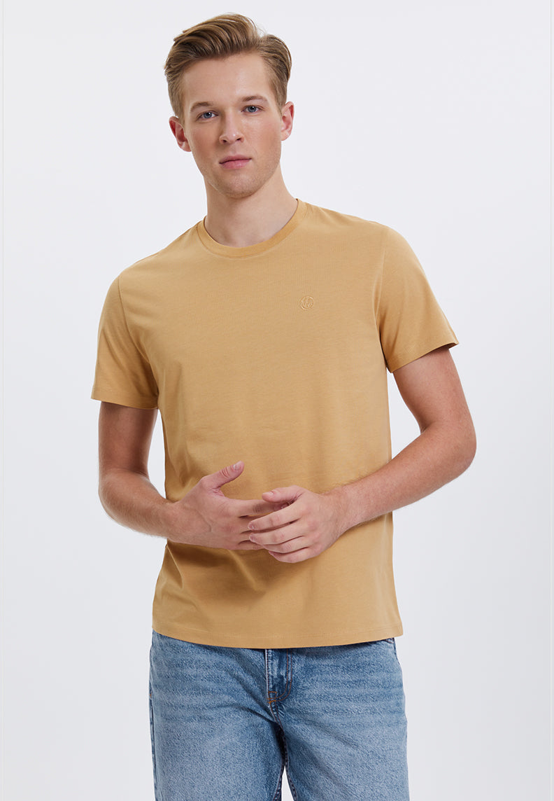 VITAL O-NECK TEE in Iced Coffee - T-Shirt – Westmark London EU(TR) Store Organik Pamuklu Sürdürülebilir Moda