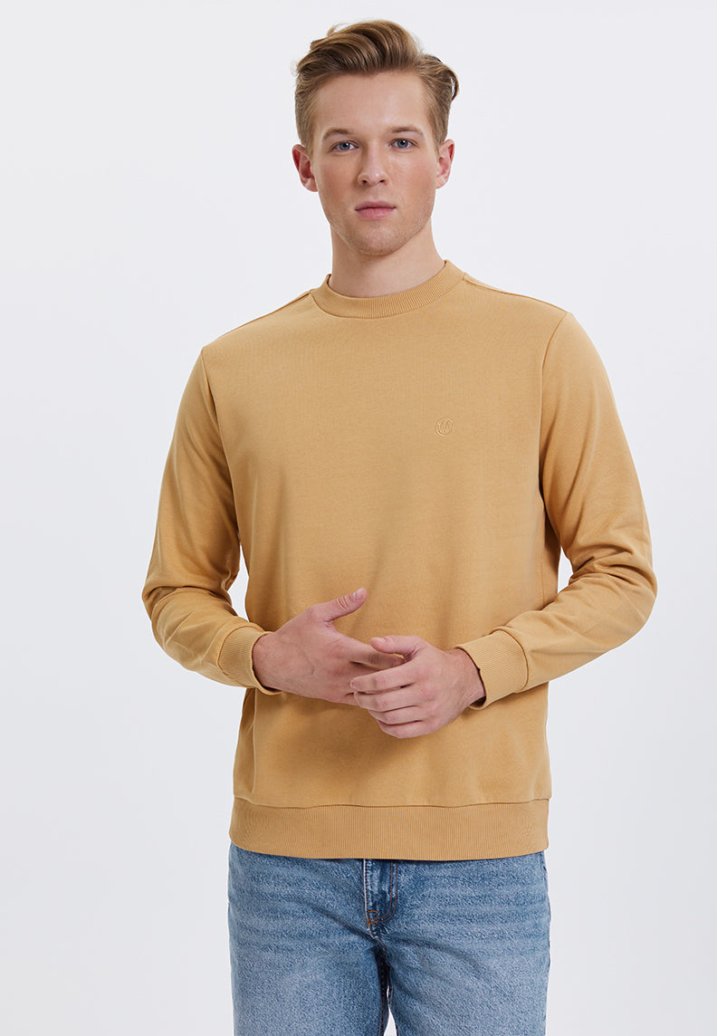 CORE O-NECK SWEAT in Iced Coffee – Sweatshirt - Westmark London EU(TR) Store Organik Pamuklu Sürdürülebilir Moda