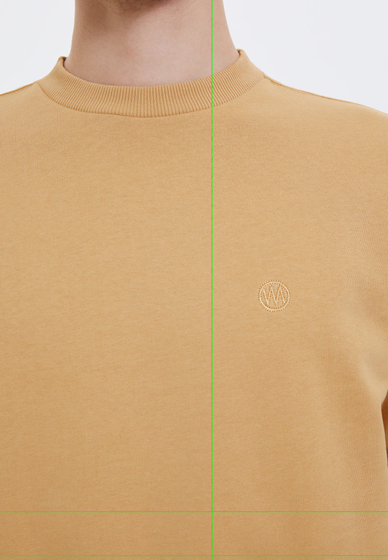 CORE O-NECK SWEAT in Iced Coffee – Sweatshirt - Westmark London EU(TR) Store Organik Pamuklu Sürdürülebilir Moda