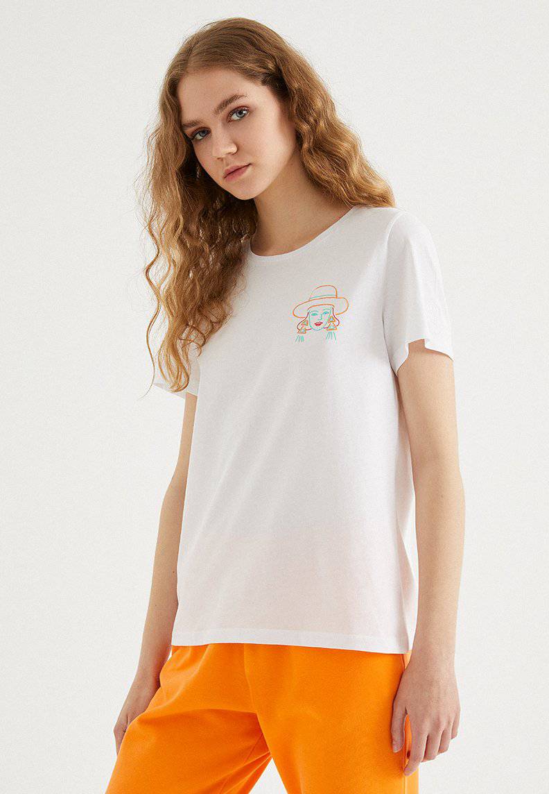 COLOURFUL HAT TEE - T-Shirt - Westmark London EU(TR) Store Organik Pamuklu Sürdürülebilir Moda